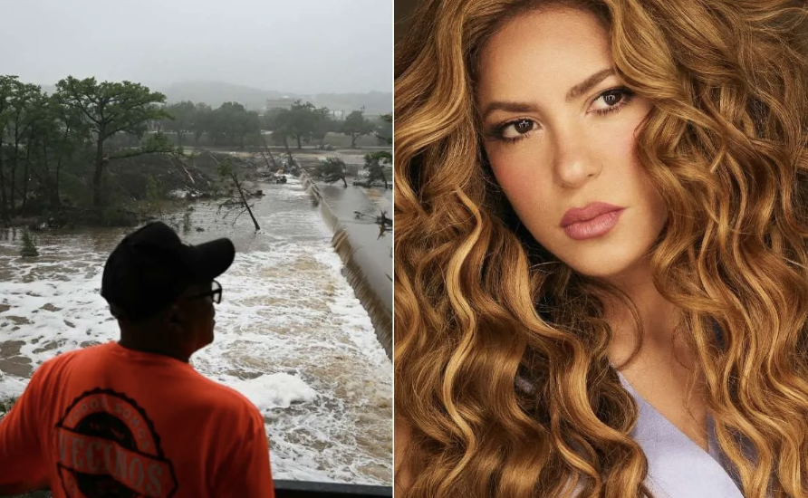 SHAKIRA AYUDA A AFECTADOS POR INUNDACIONES EN TEXAS; DONA GANANCIAS DE SU CONCIERTO